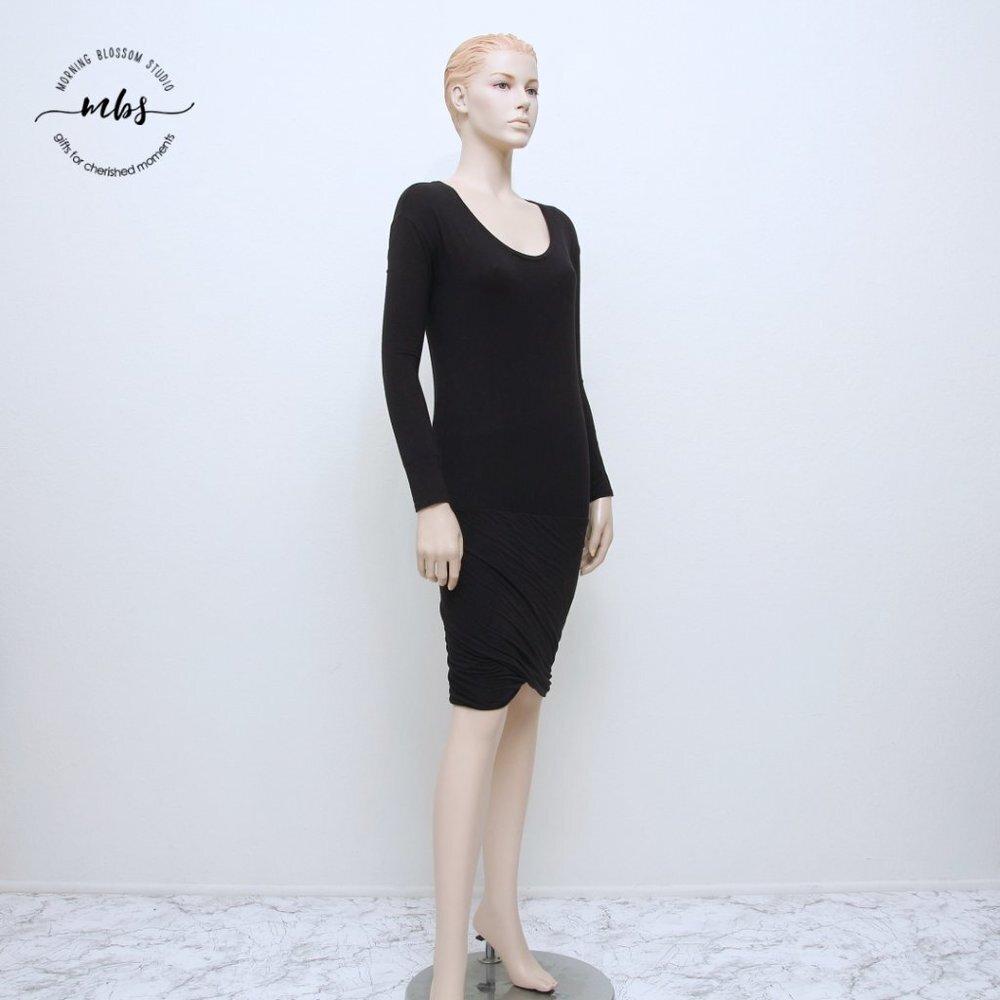 Bella Luxx Long Sleeve‎ Bodycon Midi Dress